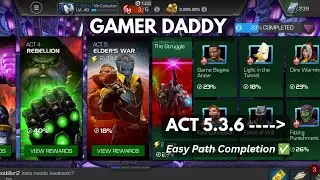 Act 5.3.6 ‼️ Easy Path Completion ✅| Road to Cavalier| #mcoc #marvelcontestofchampions #gaming