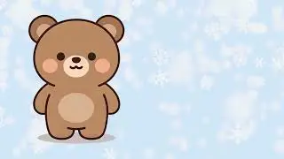 Bear and the Snow | Calm Visual Video for Toddlers