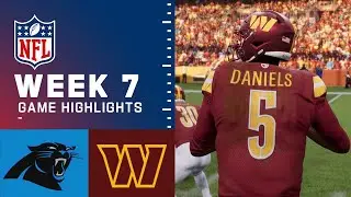 Panthers vs Commanders Week 7 Simulation Highlights | Madden 25 Next Gen