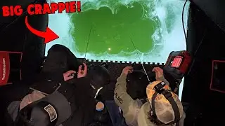 Подледная рыбалка на крупных окуней на небольшом озере! (Охота с визуальным обнаружением)