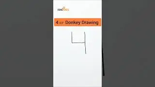 How to draw Donkey | Donkey Drawing easy | Easy donkey drawing | #drawing #art #shorts