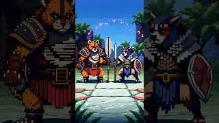 PIXEL WAR #18 │ TIGER CHAMPION VS BEAR EXPLORER