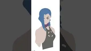 Jinx From Arcane | Jinx drawing unbelievable! | Arcane Jinx #leagueoflegends #shorts #arcane