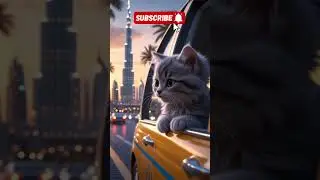 Kitten in Dubai #music #cats #cat #catsai #funny #new #cute #funnycats #animals #ai #shorts #dubai