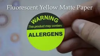 Write Your Own Food Allergen Warning Stickers