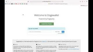 Creating a DogeParty wallet