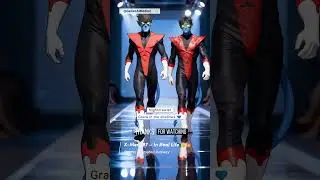 X-Men &rsquo;97 &ndash; In Real Life 👊🔥 | Real vs Animated Runway Transformation #trending #xmen #xmen97