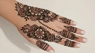 Easy mehndi design/khafif mehndi design/simple mehndi design/mehndi design/henna design/viralvideo 