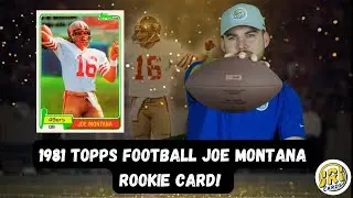 1981 Topps Joe Montana Rookie Card!