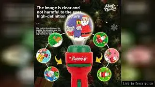 3-10 Cards Christmas Cartoon Projection Flashlight  Creative Children Flashlight Toy Projector Baby