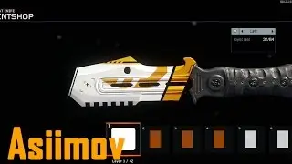 Asiimov Knife tutorial BO3 Paintshop