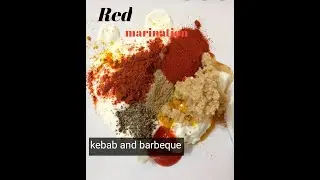 Red marination for kebab and barbeque | Laal masala | kebab & grills