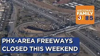 Weekend freeway closures resume after Phoenix metro hosted sporting events