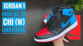 Jordan 1 Retro High 'NC to Chi (W)' | Unboxing | 4K | Sneaker Therapy