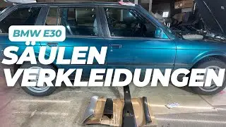 BMW E30 Touring A-,B-,C-,D-Säulen Verkleidung ausbauen. #318i