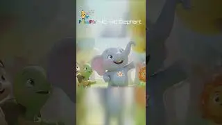 हाथी की हिचकी 🤣🐘 | Funny Hindi Bal Kavita | बारिश और मस्ती | PahalPix #shorts
