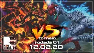ALTERGEIST vs DINOSSAUR :: Rodada 01 - Torneio Legion CG 12/02/2020 || HOW to BRICK.