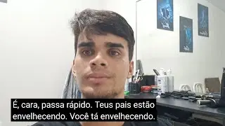 O tempo está se passando, um dia você vai ser velho e olhar para trás....