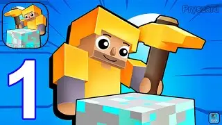 Mining Rush 3D: Idle Merge - Gameplay Walkthrough Part 1 Tutorial Cave 1-2 New Levels (Android, iOS)