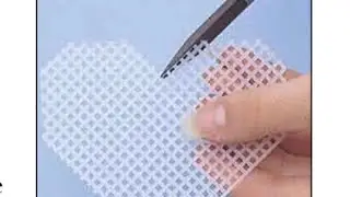 How to cut plastic canvas easily? Class #5