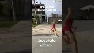 Quando o cara liga o turbo no final de uma meia-maratona