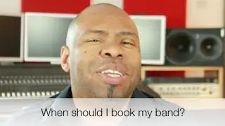 When should I book my band?