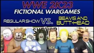 WWE 2K23 Fictional WarGames - Regular Show vs. Beavis and Butt-Head