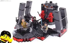 🔄 LEGO Star Wars 2018 Snoke's Throne Room reviewed! 75216 re upload