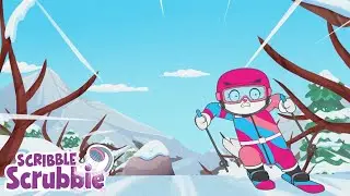 Snow Laughing Matter | Scribble Scrubbies Full Episode Mash Up | Crayola Cartoons for Kids
