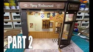 Rolife Tipsy Restaurant (DG167) | Part 2: Building the Structure + LED Lighting