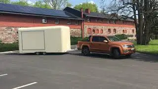 WARK Premium 5m przyczepa sprzedażowa pusta / Empty Sales trailer / Verkaufsanh&auml;nger leer