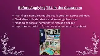 Theme Based Learning: Integrating Curriculum with Meaning
