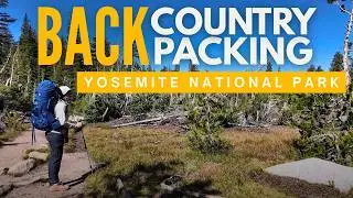 Backpacking to Cathedral Lakes in Yosemite National Park!