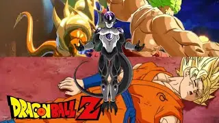 DBZ Golden cooler and Broly and frieza vs son goku ultimate fighting hero #shorts #dragonball #fyp 