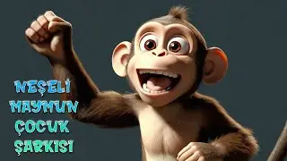 Neşeli Maymun &Ccedil;ocuk Şarkısı, Sevimli maymun,  Maymun Şarkısı , &ccedil;ocuk şarkıları, &ccedil;ocuk videoları