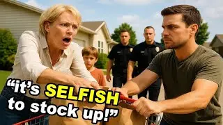 HOA Karen DEMANDS My Groceries&mdash;Says &ldquo;You Live Alone I Have Kids&rdquo;&mdash;Gets ARRESTED! | EntitledPeople
