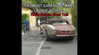 These are the 5 most expensive cars in the world 💎🚗 Wait until you see the #1 spot! 😱 #shorts