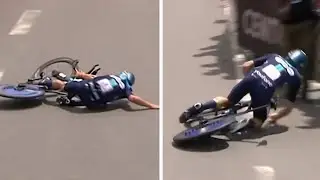 TOUR DE FRANCE 2023 - Chutes d&egrave;s le 1er virage, panne de r&eacute;veil...D&eacute;but de chrono d&eacute;sastreux de DSM