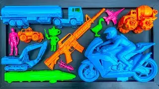 Membersihkan mainan mobil mobilan,motor balap,mobil tangki,mobil monster,exavator,kereta api,anomali