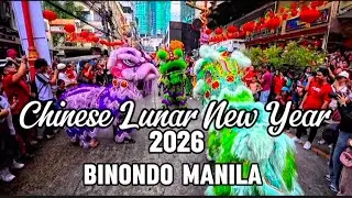 Chinese Lunar New Year 2026 Celebration in Chinatown Binondo Manila Philippines 