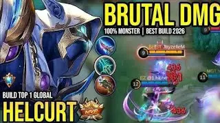 BUILD HELCURT EARLY GAME PALING SAKIT! MENIT 3 SUDAH LEGENDARY 😱 | TOP GLOBAL HELCURT - MLBB