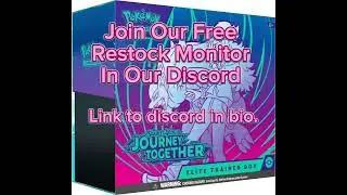 Free Pok&eacute;mon TCG Restock Monitor! 🔥🚀