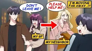 I broke up with my girlfriend and moved far away… then my blond neighbor screamed for help!? [manga]