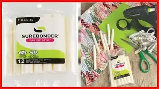 Surebonder FS-12 Fabric Hot Glue Sticks, Strong Bonding Fabric Glue, Machine Washable