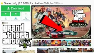 How To Download Game Config For Limitless Vehicles IN GTA 5