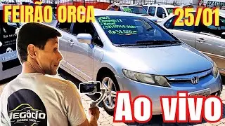 🟢 LIVE 25/01 na Feira da Orca Brasília – Veja Carros Usados Imperdíveis!
