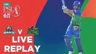 LIVE REPLAY &ndash; Multan Sultans vs Karachi Kings | 1st Innings | Match 16 | HBL PSL 6