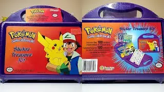 VINTAGE POKEMON SANDYLION STICKER TREASURE KIT FROM 1999!