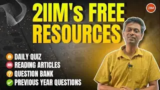 How to Use 2IIM&rsquo;s Free Resources to Crack CAT | Rajesh sir