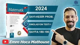 Bilgi Sarmal | Tyt Matematik | 11.Bölüm SAYI-KESİR PROBLEMLERİ | Simülasyon Testi-1 Sayfa 189-190